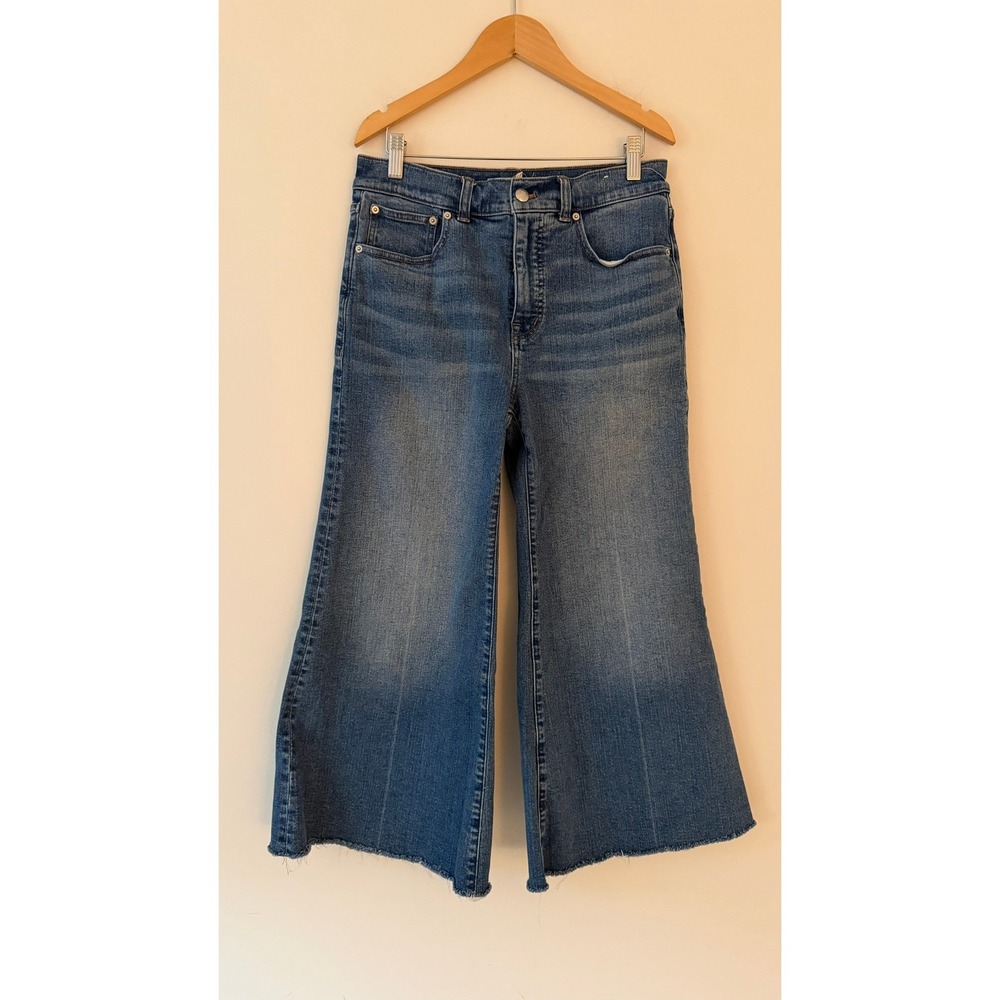 Madewell Flared Wide-Leg Jeans Oneida Wash Size 28P